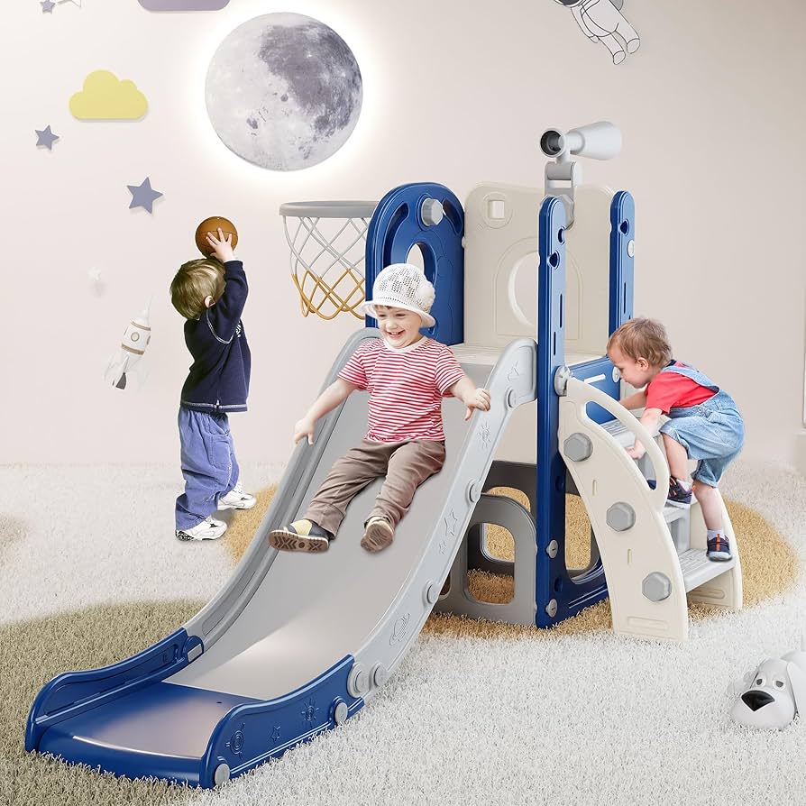 Amazon.com: Babytronic Toddler Slide, 6 in 1 Kids Indoor
